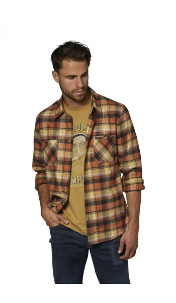 РУБАШКА ФРИМОНТ желтый/красный