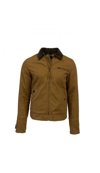 КУРТКА ХОЛЩЕВАЯ КОРИЧНЕВАЯ