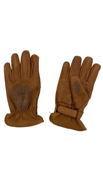 ПЕРЧАТКИ ТАТУ ЧЕРЕП БЕЖЕВЫЕ