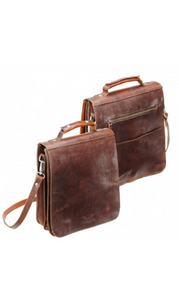 СУМКА СИТИ ТЕМНО-КОРИЧНЕВАЯ