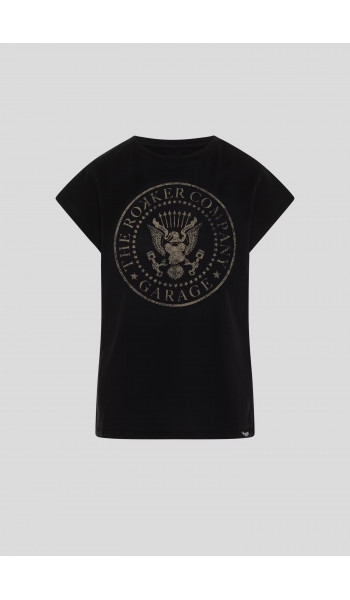 ФУТБОЛКА ДЖОННИ женская черная