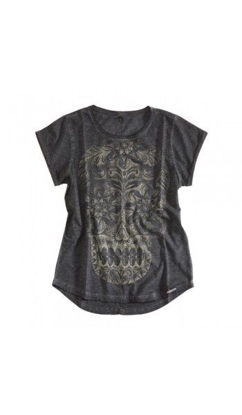 ФУТБОЛКА КАЛАВЕРА ТЕМНО-СЕРАЯ