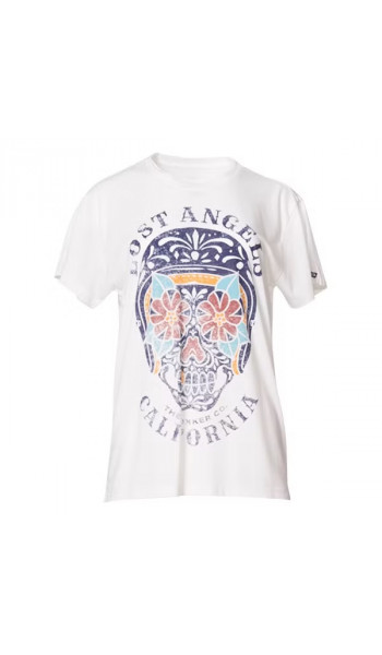 ФУТБОЛКА  ЛОСТ АНЖЕЛС свободная женская белая